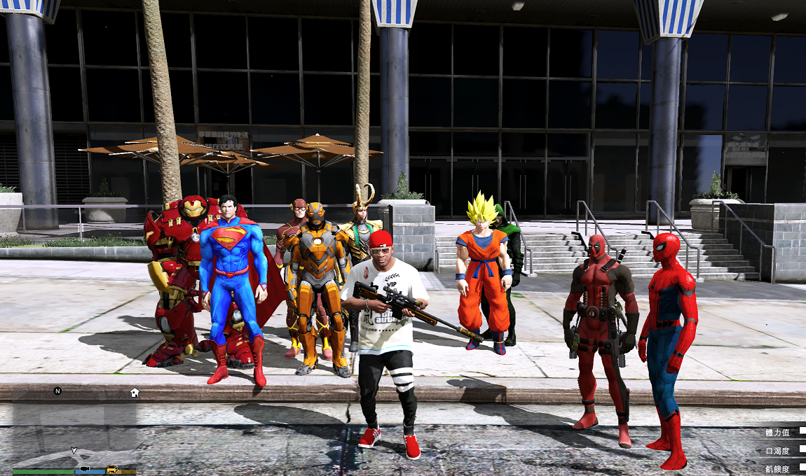 GTA5中国风（1.41整合版1300辆真车+183位美女与英雄+200%存档）-资源网