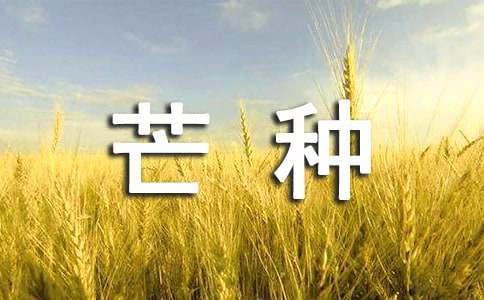 芒种节气祝福语-资源网